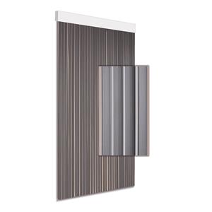 Degor Deurgordijn/vliegengordijn Luxe Lamellen Tira Grijs 90x215cm