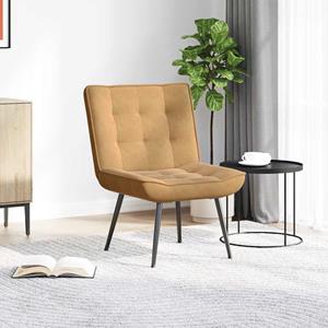 VidaXL Relaxstoel 64x74x84 cm fluweel bruin