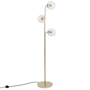 LA REDOUTE INTERIEURS Staande lamp in messing en glas, Moricio