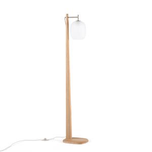 LA REDOUTE INTERIEURS Vloerlamp in eik, metaal en mat glas, Navida