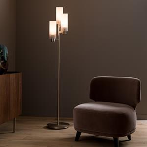 AM.PM Vloerlamp glas/staal, Strozzi, ontwerp E. Gallina