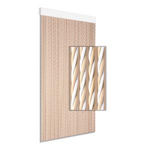 Degor Deurgordijn Dara Beige/wit 90x210cm