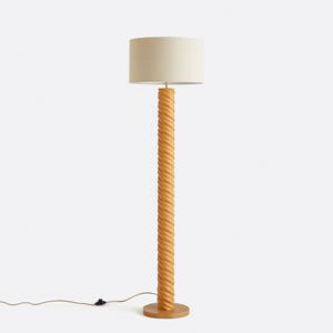 LA REDOUTE INTERIEURS Staande lamp in eik en linnen, Dehen
