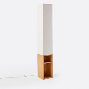 LA REDOUTE INTERIEURS Staande lamp in gefineerd MDF eik en linnen, Archi