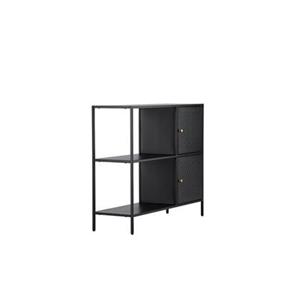 Fjôrd  Dressoir Zwart 100cm - Metaal - Salta