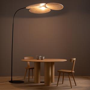 AM.PM Booglamp in rotan, design E.Gallina, Canopée