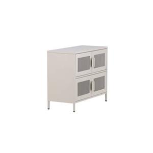 Fjôrd  Dressoir Beige 90cm - Metaal - Nett