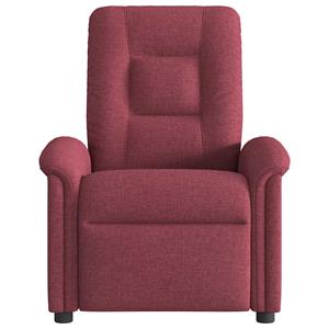 VidaXL Fauteuil verstelbaar stof wijnrood