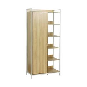 Sweeek  Kledingkast met 1 hangdeel, 6 legplanken en 1 deur