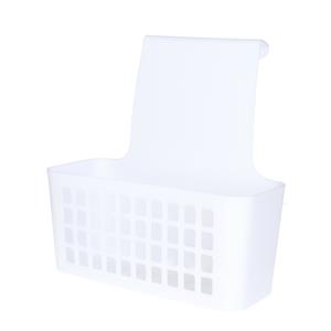 Merkloos Badkamerrekje - Wit - douche opbergmandje - hangend - 26 x 23.5 x 12 cm - badkamer - organizer - opb -