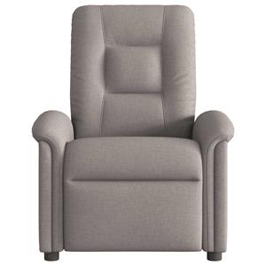 VidaXL Fauteuil verstelbaar stof taupe