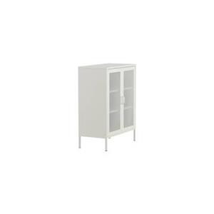 Fjôrd  Dressoir Wit Doors 40cm - Staal - Misha