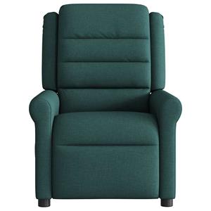 VidaXL Fauteuil verstelbaar stof donkergroen