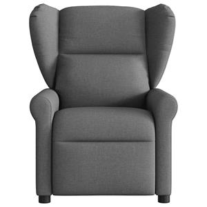 VidaXL Fauteuil verstelbaar stof donkergrijs