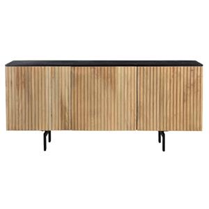 I-Catchers Piano Mangohout dressoir 3-deurs 180x40x78 cm