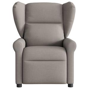 VidaXL Fauteuil verstelbaar stof taupe