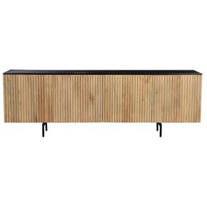 I-Catchers Piano Mangohout dressoir 4-deurs 240x40x78 cm