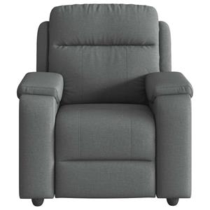 VidaXL Fauteuil verstelbaar stof donkergrijs