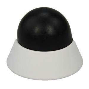 Praxis Witte Muurdeurstopper + Rubberen Ring 1 Stuk