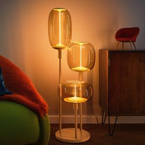 LEDVANCE vloerlamp Decor Stick 3-lamps. Hoogte 78cm, beige