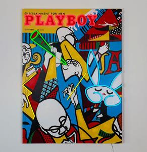 Fiftiesstore Playboy Wall Art - Jazz Cover (LED Neon)