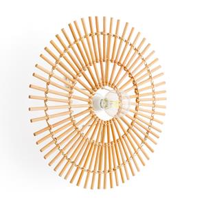 LA REDOUTE INTERIEURS Ronde wandlamp in rotanØ50 cm, Nogu