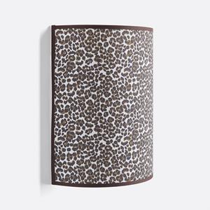 LA REDOUTE INTERIEURS Katoenen wandlamp met luipaardprint Aretha