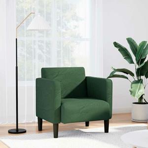 VidaXL Fauteuil met armleuningen 54 cm corduroy stof jungle groen
