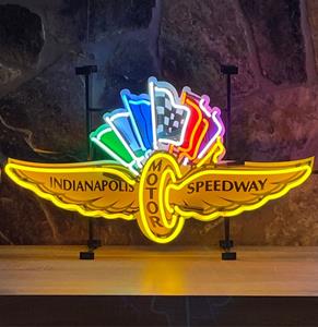 Fiftiesstore Indianapolis Speedway (Echte) Neon Verlichting 85 x 50 cm