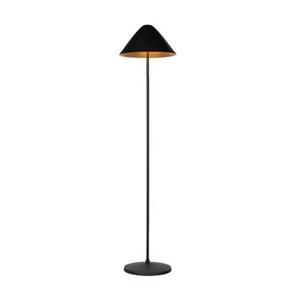 Atmooz by Charrell Atmooz Elan - Vloerlamp - Zwart & Goud - Paddestoelvormig - 35x35x150