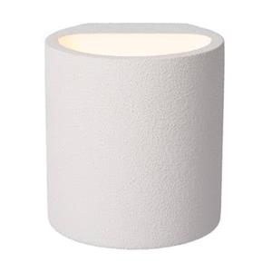 Atmooz by Charrell Atmooz Antonio Wandlamp - 11x10x12 cm - Wit Gips - Verfbaar