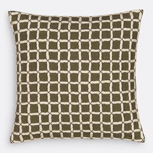 LA REDOUTE INTERIEURS Kussenhoes met ruiten 40x40 cm, Grid