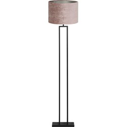 Light & Living Vloerlamp Shiva|Gemstone - Zwart|Oud roze - Ø40x170cm