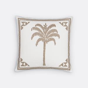LA REDOUTE INTERIEURS Geborduurde kussenhoes 45×45 cm, Siwa
