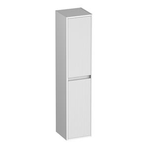 Brauer Adore Wavy kolomkast ribbelfront 160cm wit mat
