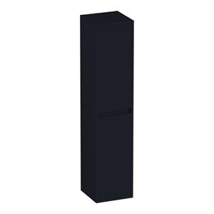 Brauer Adore Wavy kolomkast ribbelfront 160cm zwart mat