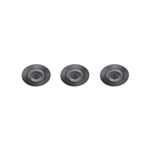 Letsleds Set 3x Alpha LED mini spot kantelbaar 3Watt rond RVS-304 IP68 dimbaar