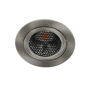 Letsleds Bella Ondiepe LED spot kantelbaar 5Watt rond NIKKEL IP65 dimbaar