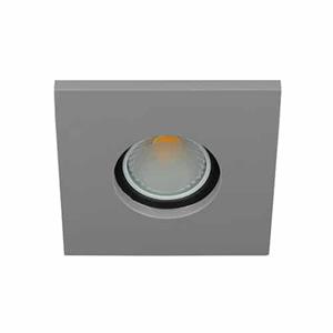 Letsleds LED spot MR16 COB 3Watt vierkant GRIJS IP65 dimbaar (12 Volt)