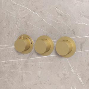 Best Design High End Nancy complete 2-wegs inbouwthermostaat goud mat