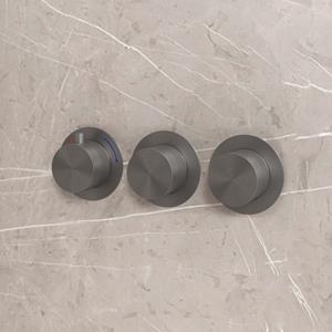 Best Design High End Moya complete 2-wegs inbouwthermostaat gunmetal