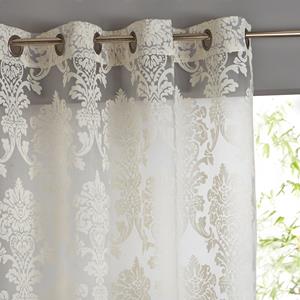 SO'HOME Damast glasgordijn met oogjes, Arabesque