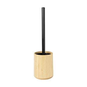 Xenos Toiletborstel bamboe - naturel - ø10.5x12 cm