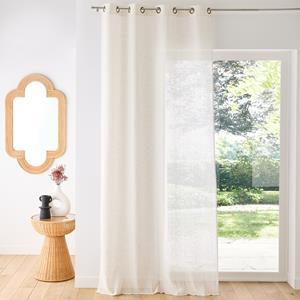 LA REDOUTE INTERIEURS Glasgordijn met oogjes, in polyester en linnen, Mercy