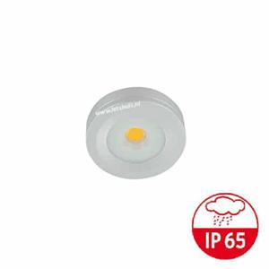 Letsleds LED mini opbouwspot ALU IP65 3Watt rond dimbaar