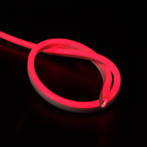 Letsleds LED strip 230V - neon flex rood IP67 dimbaar - op maat per 100cm - met stekker