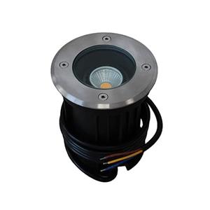 Letsleds LED grondspot GU10 3Watt COB rond RVS dimbaar IP65
