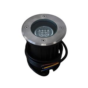 Letsleds LED grondspot GU10 4Watt rond RVS dimbaar IP65
