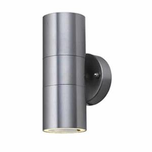 Letsleds Wandlamp LED 2x3Watt RVS 230Volt IP44 dimbaar