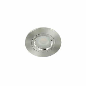 Letsleds LED mini spot GU10 (Mini) 3Watt rond NIKKEL IP65 dimbaar